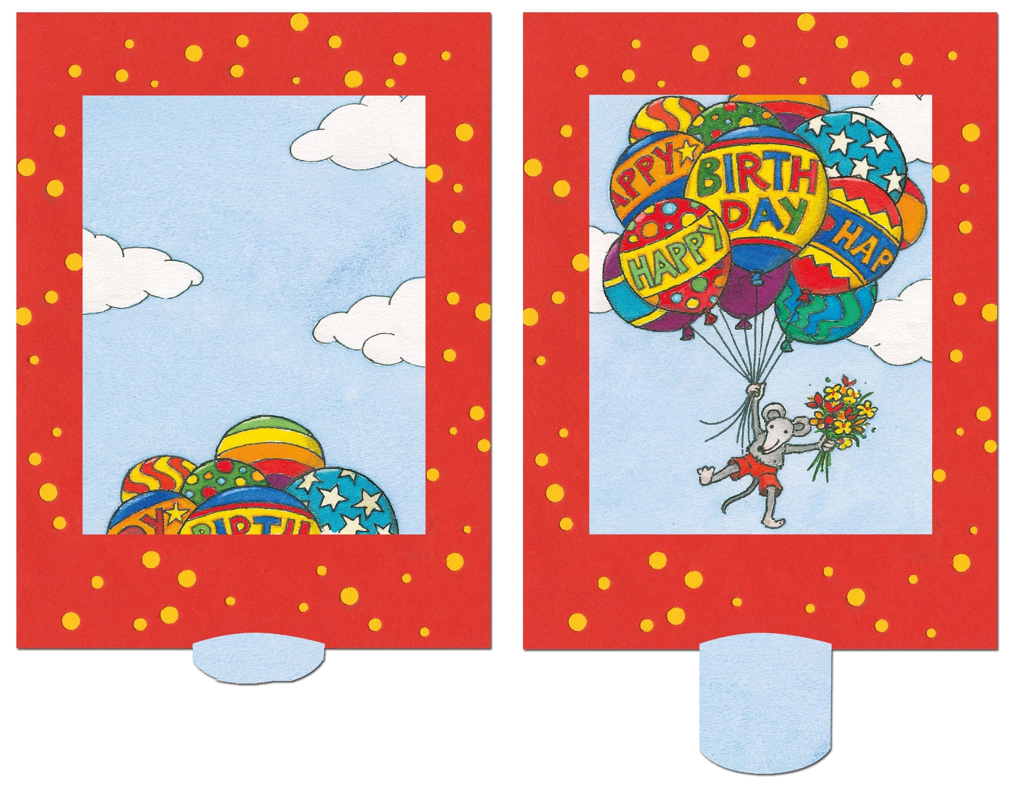 Carte vivante "Bal d'anniversaire"