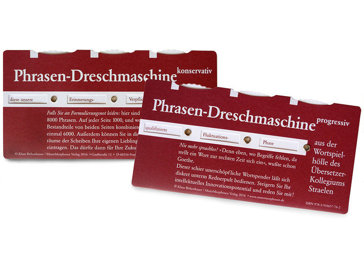 PHRASE THRESHING MACHINE