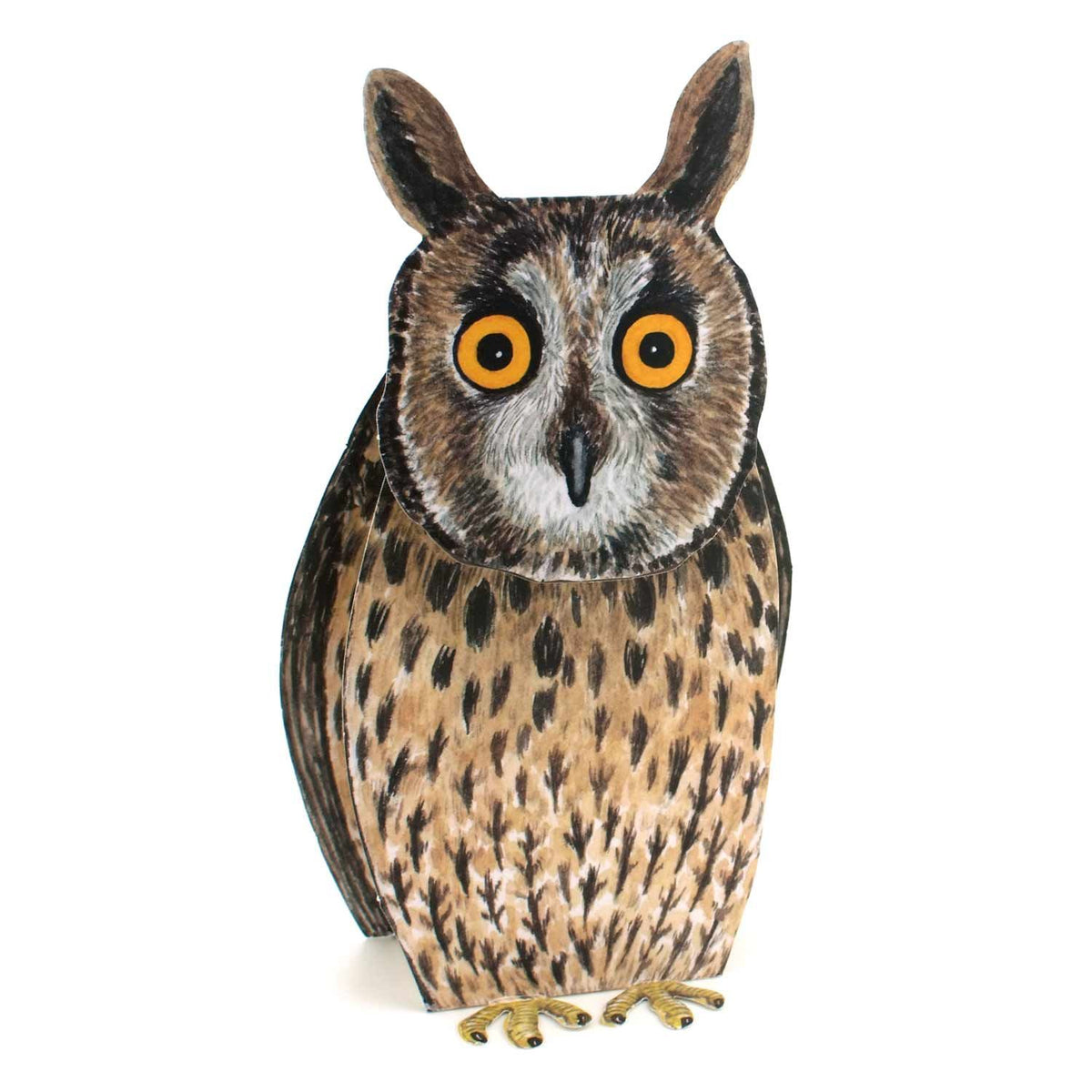 Carte pliante animaux 3D "Chouette"
