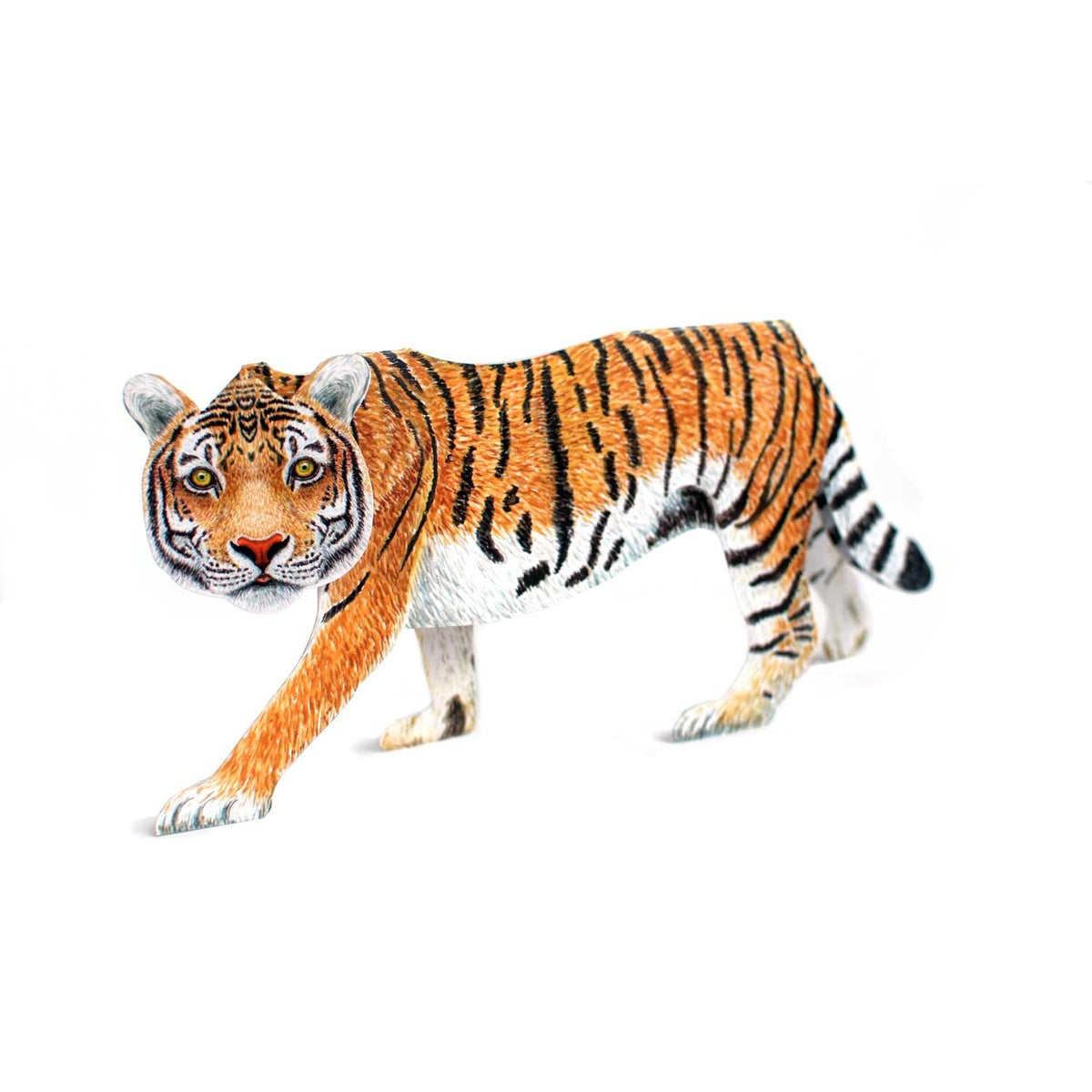 Carte pliante animal 3D "Tigre"