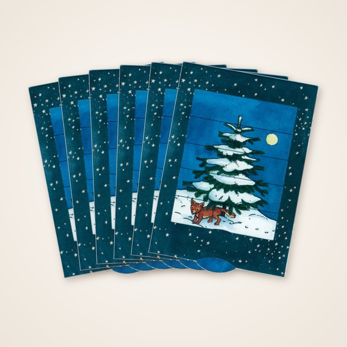 6er-Pack Lebende Karte Weihnachtsbaum