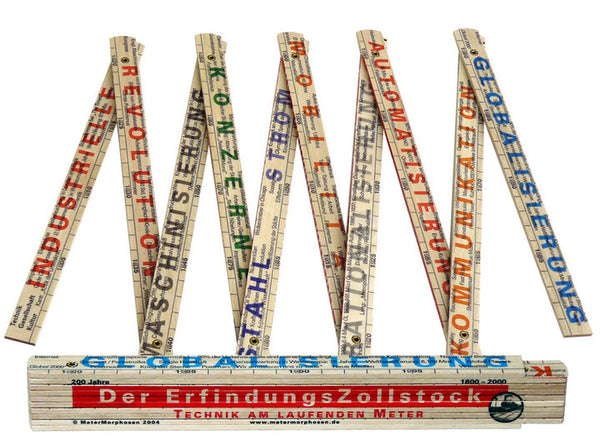 Der Erfindung Zollstock