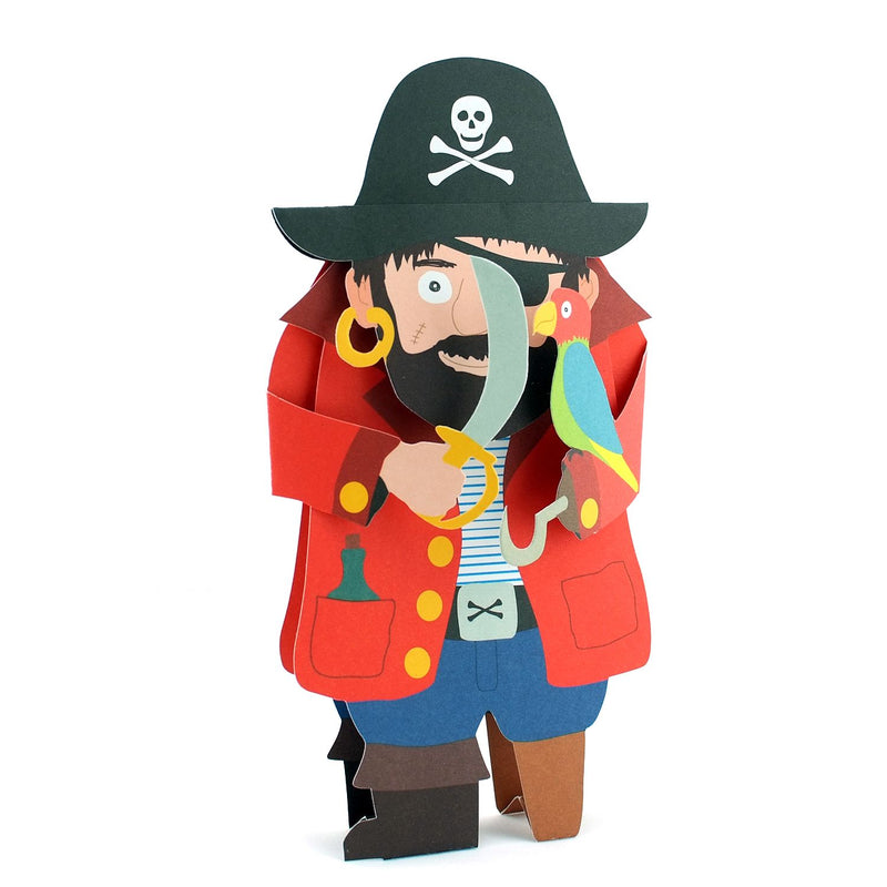 3D Typkarte "Pirat"