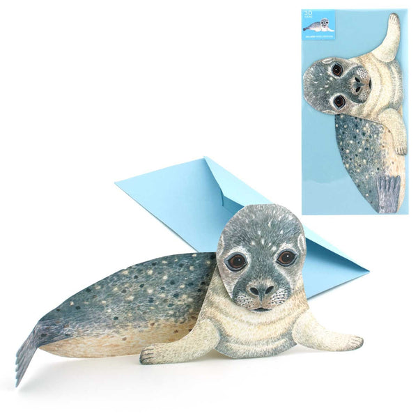 Sceau de carte pliant animal 3D