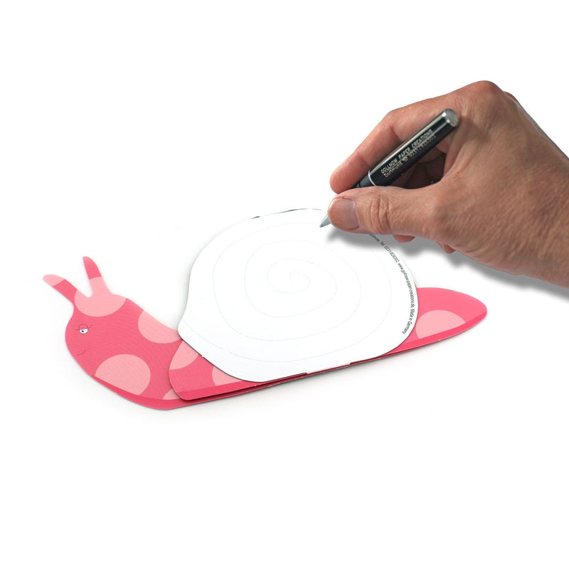 3D Tierfaltkarte "Schnecke"