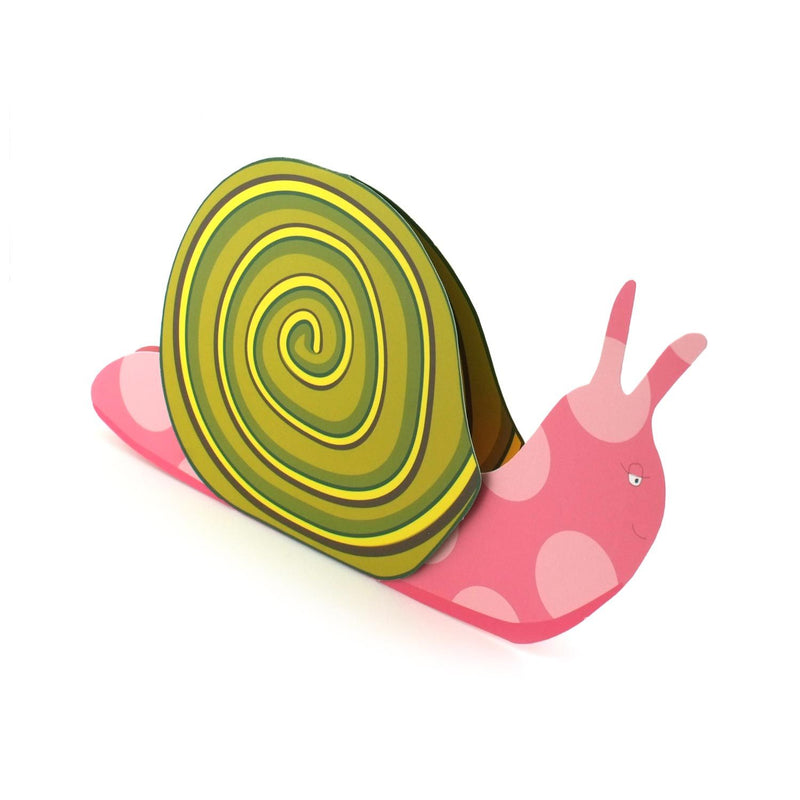 3D Tierfaltkarte "Schnecke"