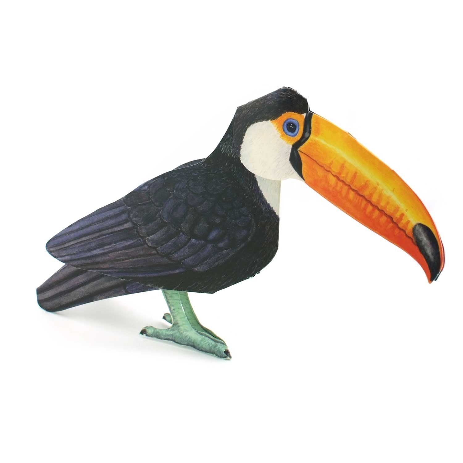 3D Tierfaltkarte "Tukan"