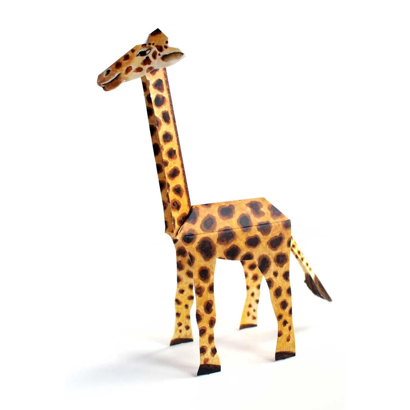 3D Tierfaltkarte "Giraffe"