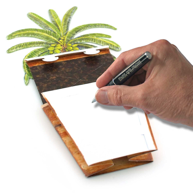 3D-Blumentopfkarte "Palme"