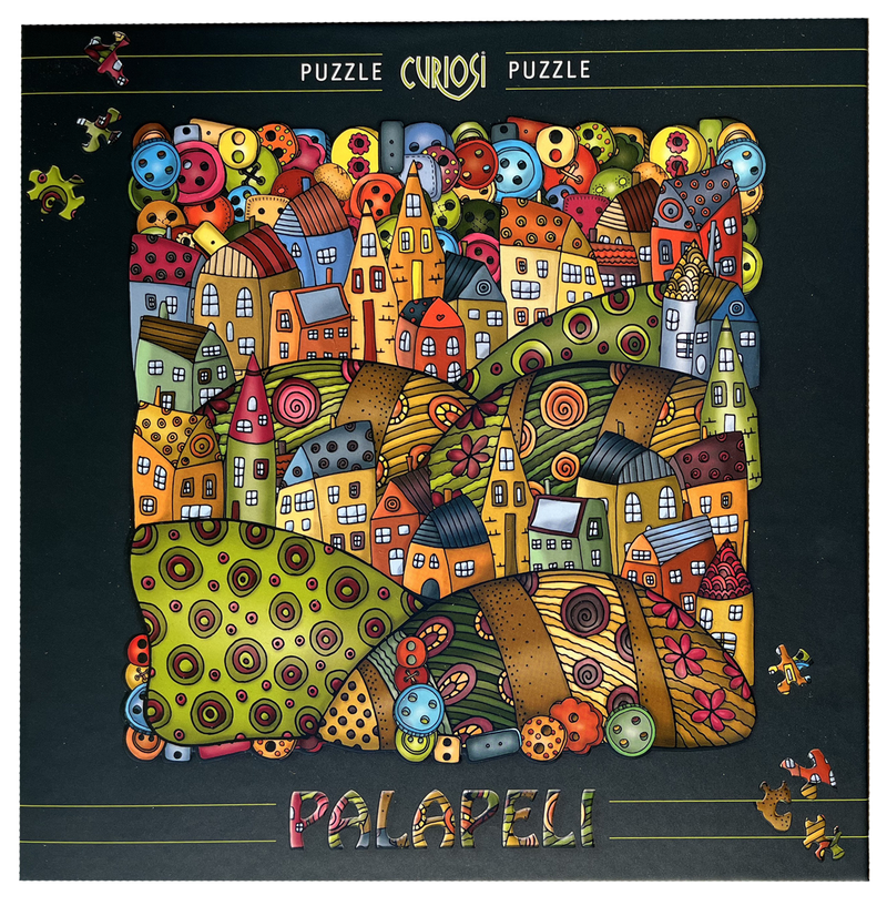 Puzzle Palapeli "Bergdorf"
