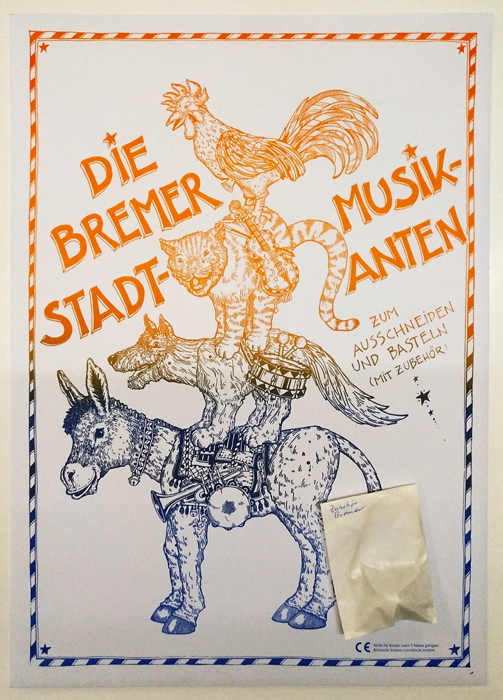 Bastelbogen Bremer Stadtmusikanten