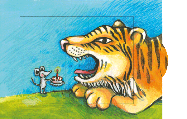 Lebende Karte "Tigergeburtstag"