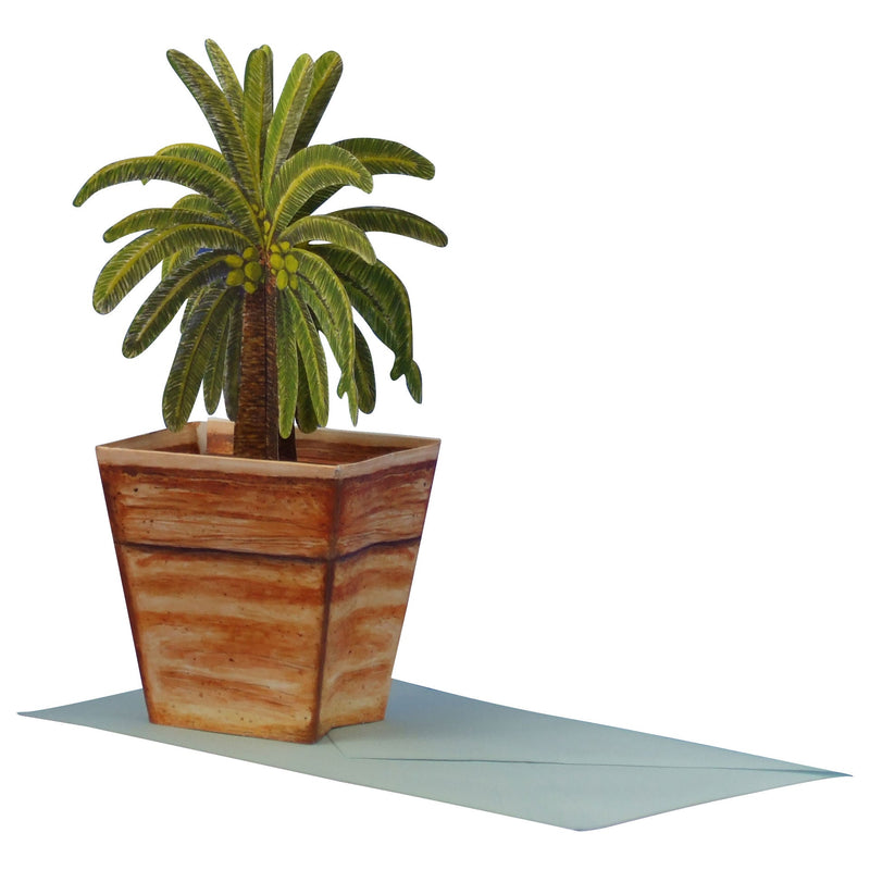 3D-Blumenkarte "Palme"