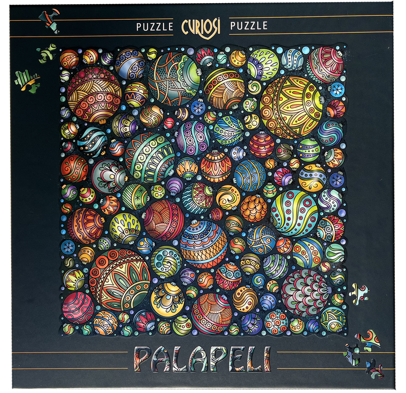 Puzzle Palapeli "Kugelbunt"