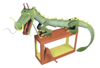 Bastelbogen "Chinesischer Glücksdrache"